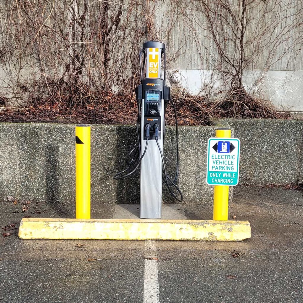 EV Charger at Comox Community Centre