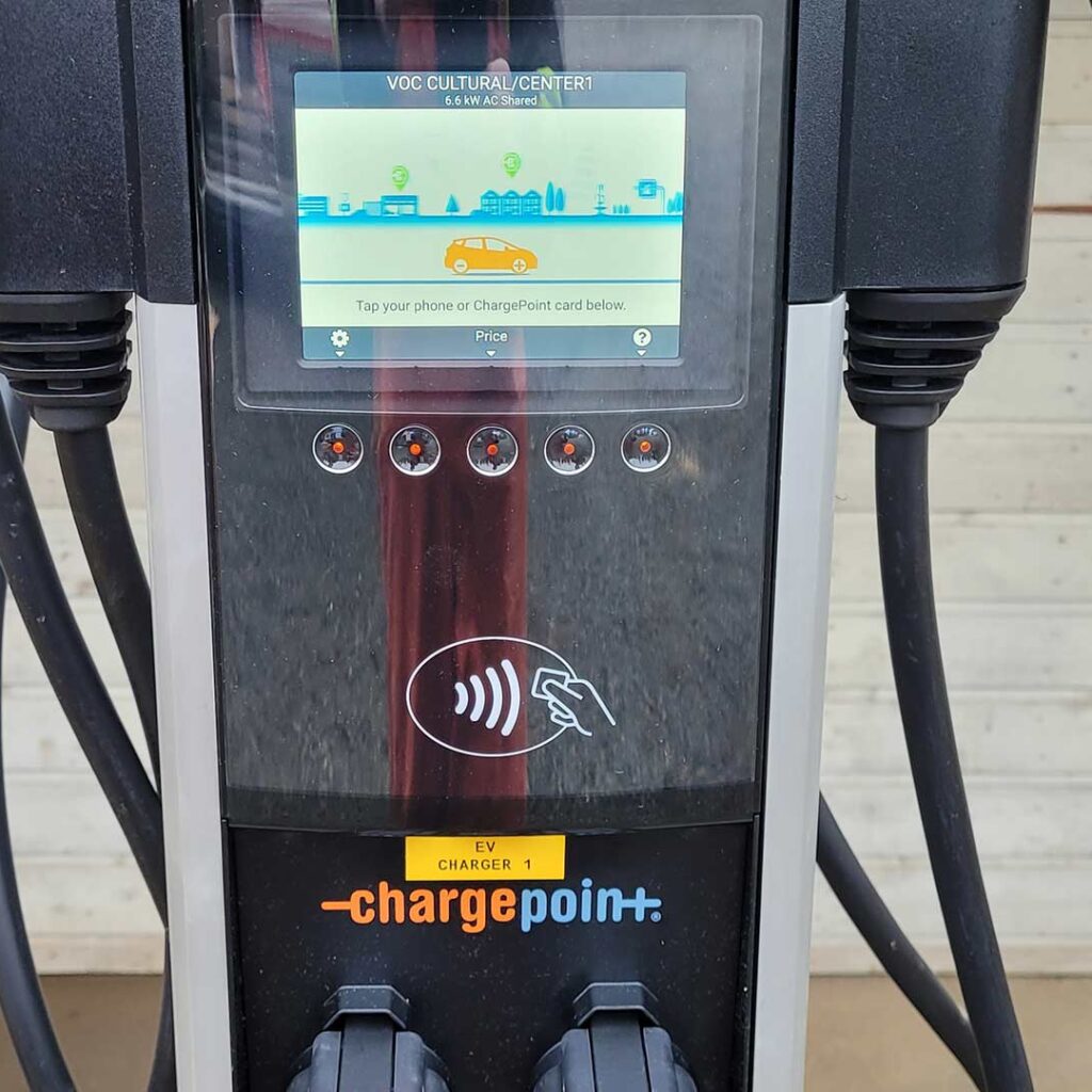 EV Charger at Cumberland Cultural Centre