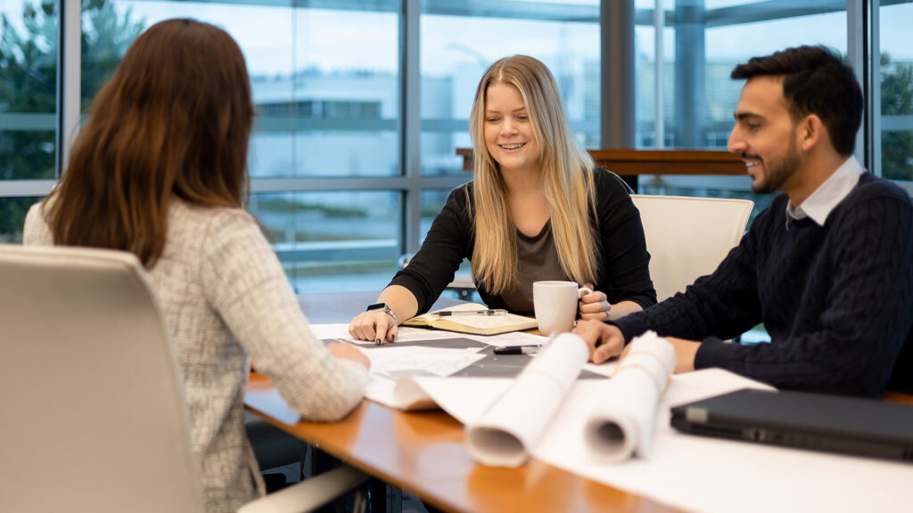 Houle Team Collaborating in a meeting room