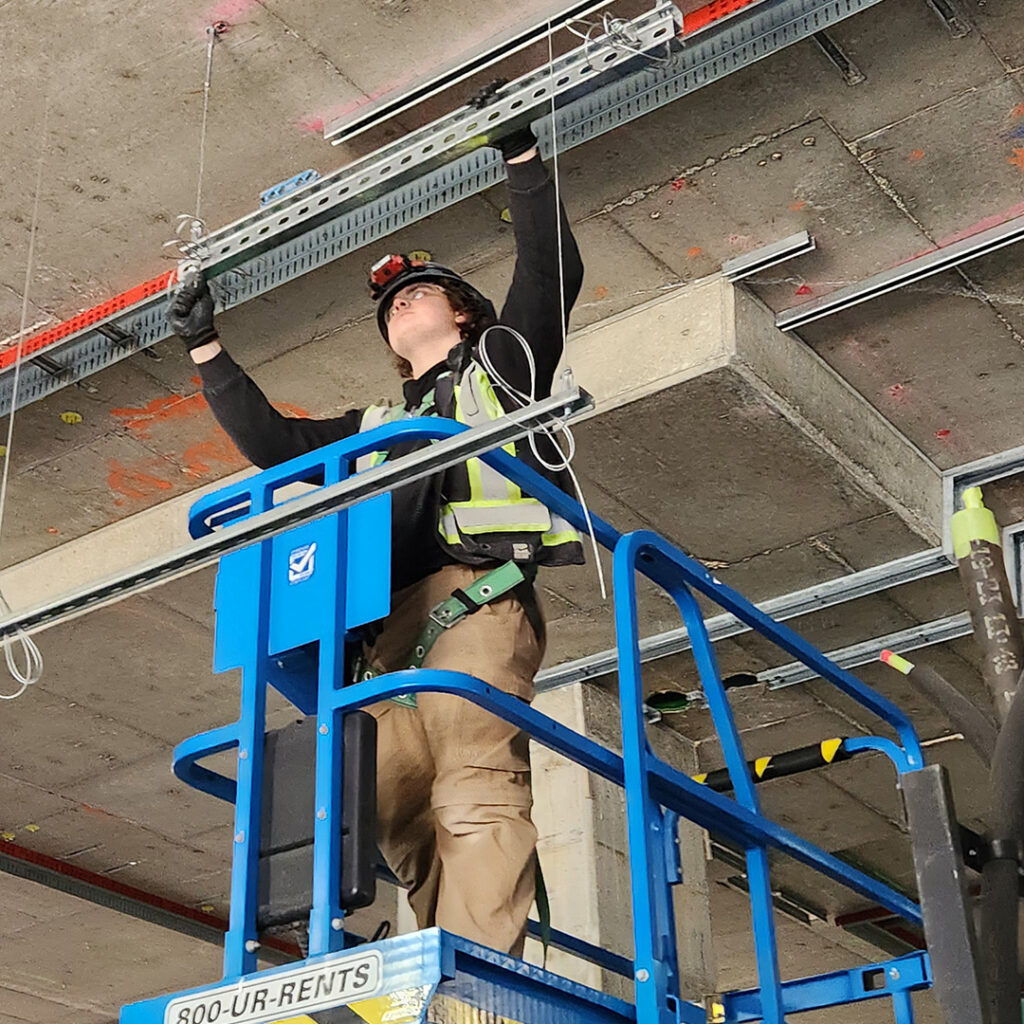 Houle Electrician Installing Electrical Conduit at Cowichan Hospital Replacement Project