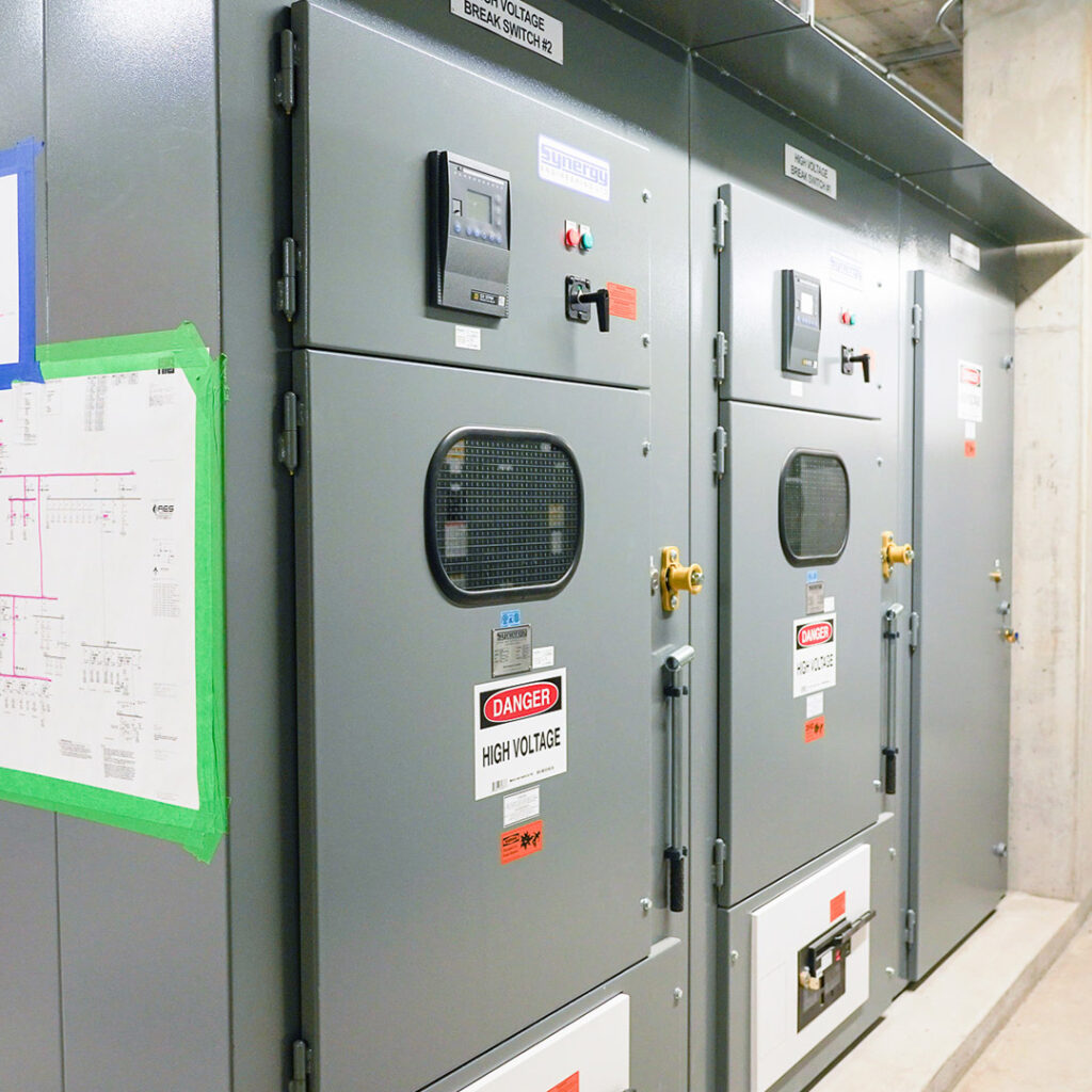 Harry Jerome Community Recreation Centre Electrical Room