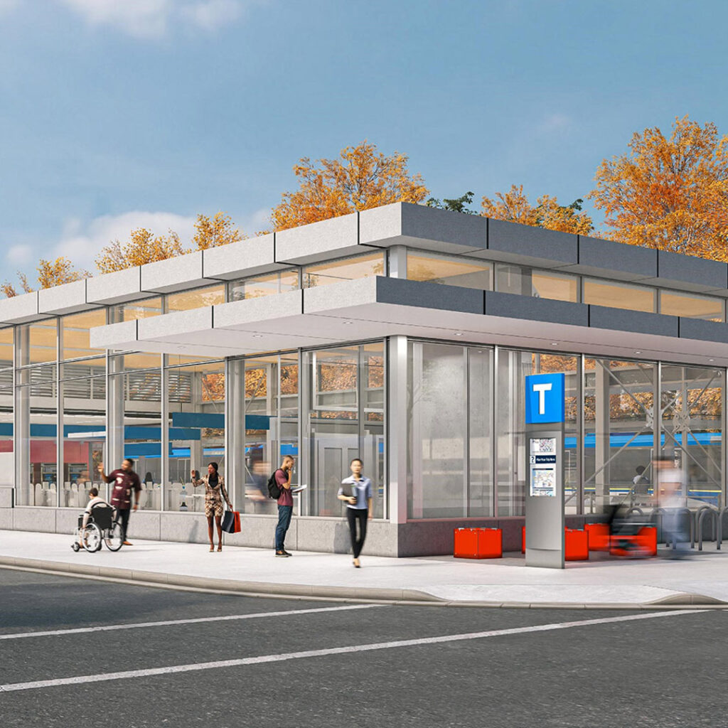 Arbutus station day shot rendering