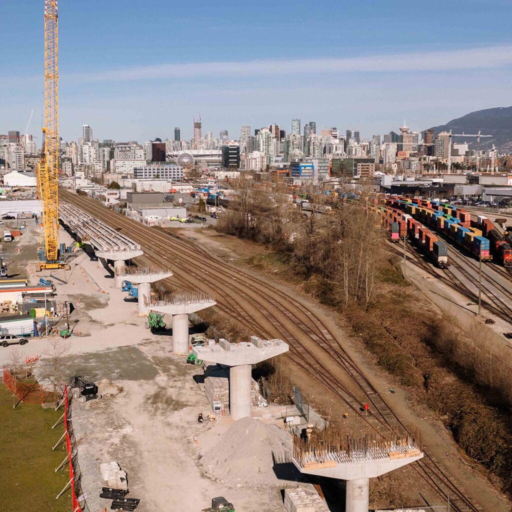 Broadway Subway Project Guideway