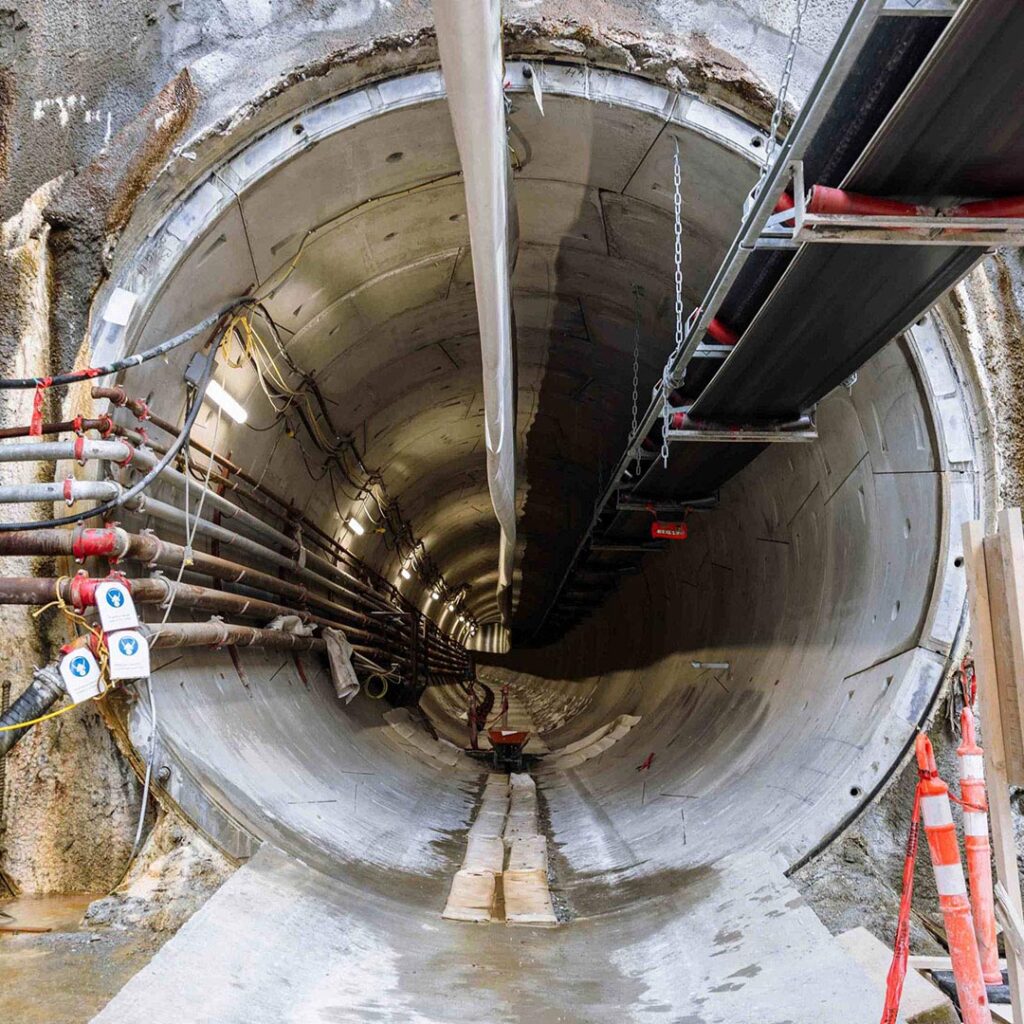 Broadway Subway Project Outbound Tunnel