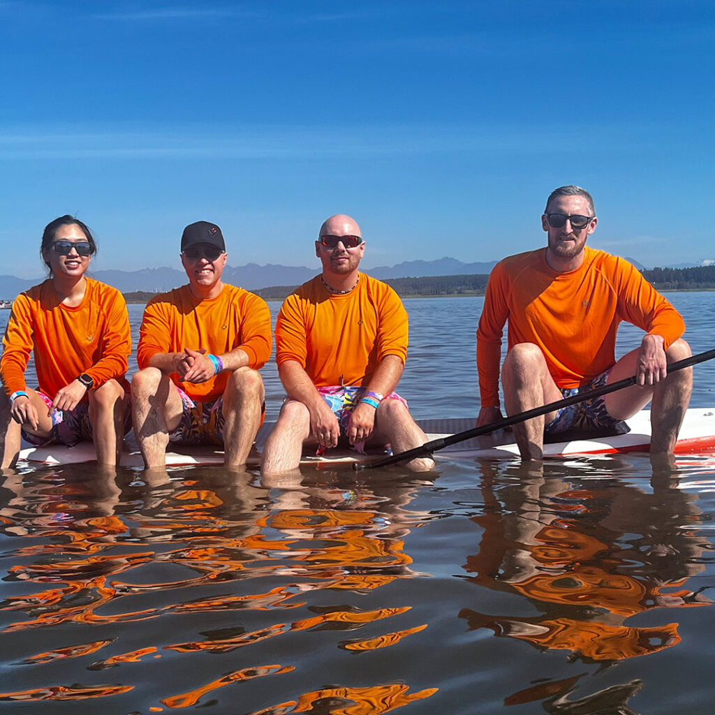 Champion of the Crescent Houle Paddleboard Rely Team