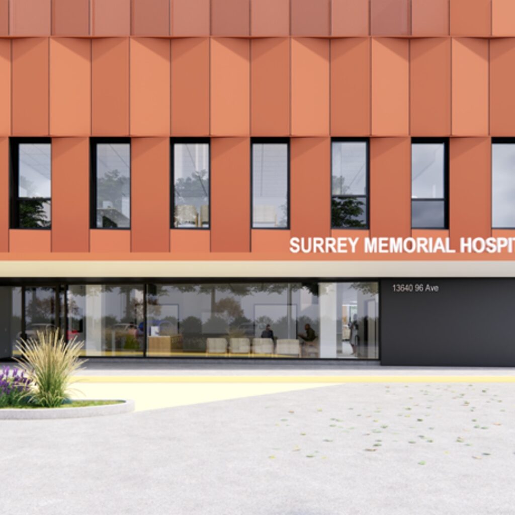 Surrey Memorial Hospital Renal Services Centre Rendering