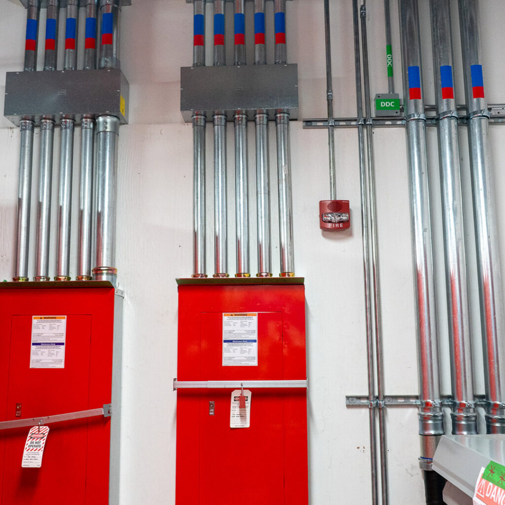 Surrey Memorial Hospital Renal Centre Electrical Conduit and Panels