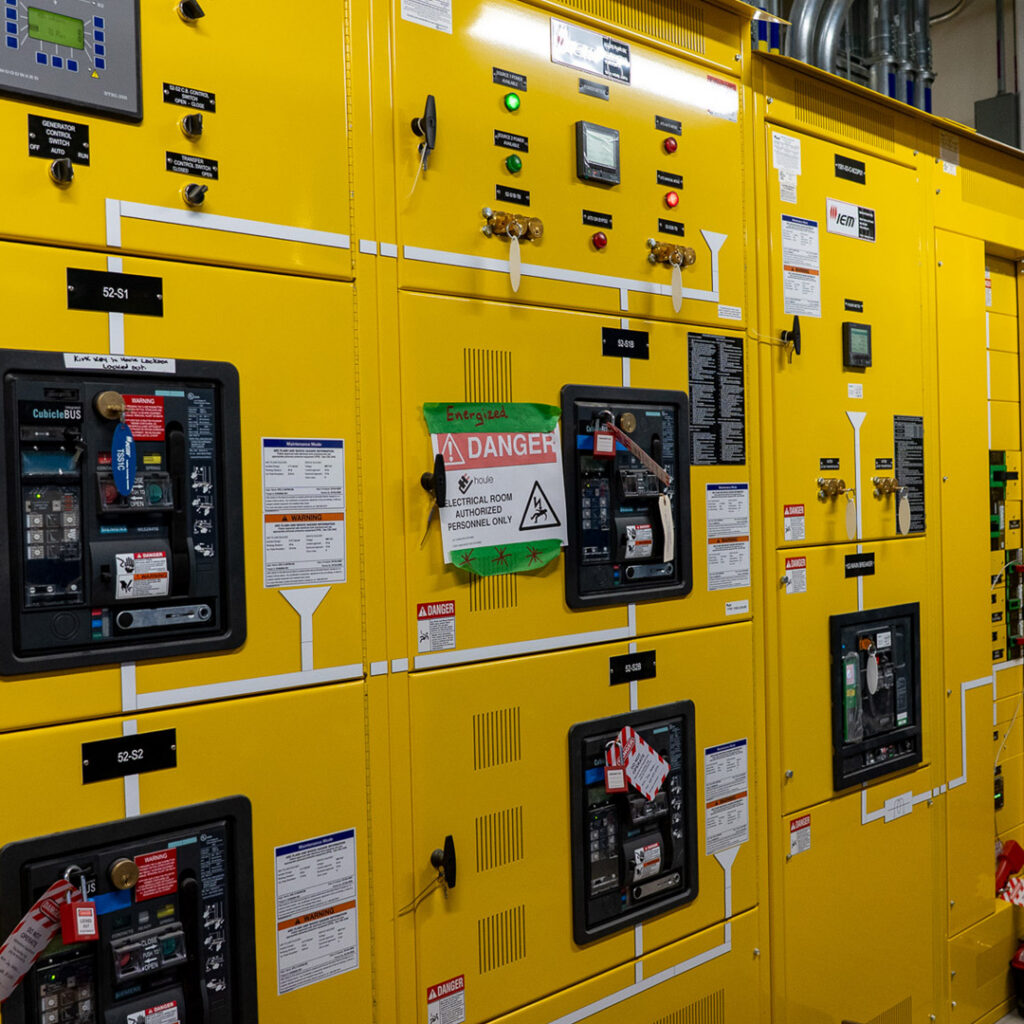 Surrey Memorial Hospital Renal Centre Electrical Room