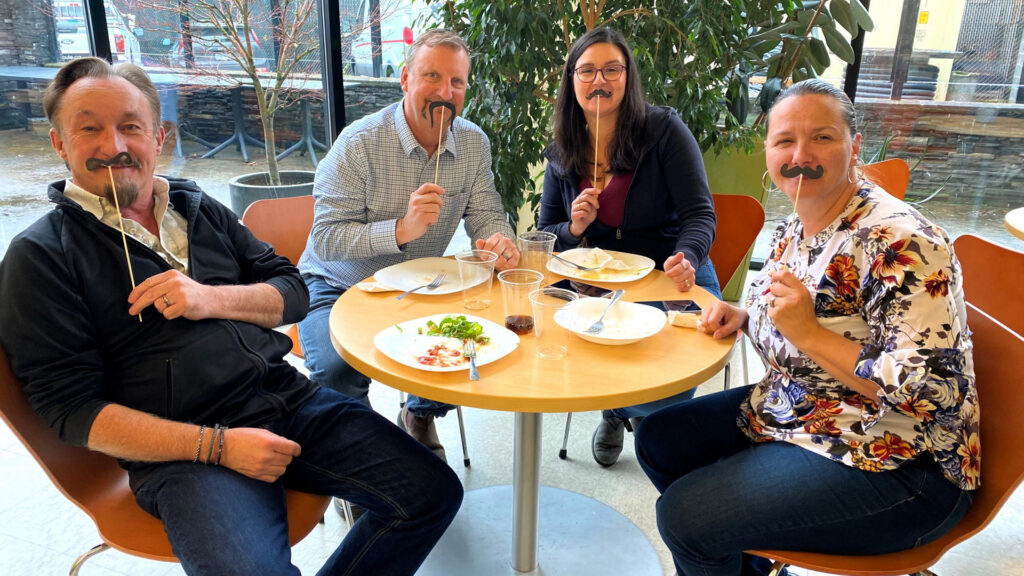 Houle Victoria team participating in Movember and raised fund for Movember
