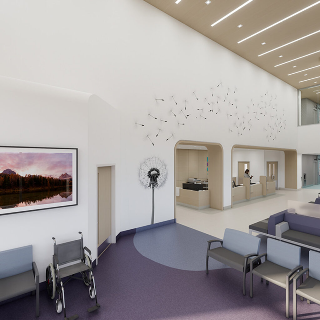 Nanaimo Cancer Centre Lobby Rendering